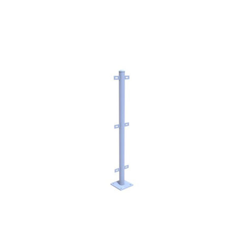 mesh fence stand pole