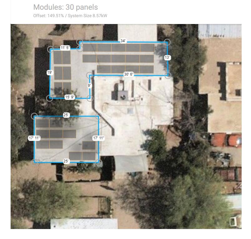 PV module roofing design