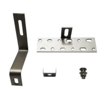 solar curved tile hooks, side adjustable, C clip