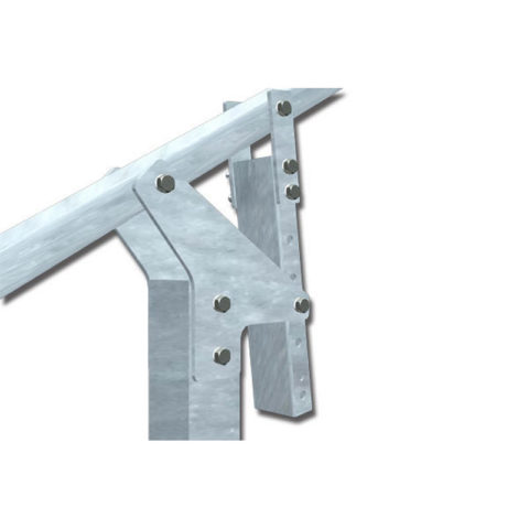 solar panel pole mounting system splice for post