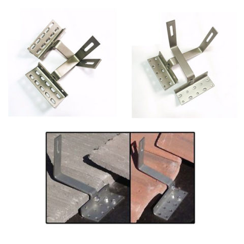solar tile hooks for curved or flat roofing
