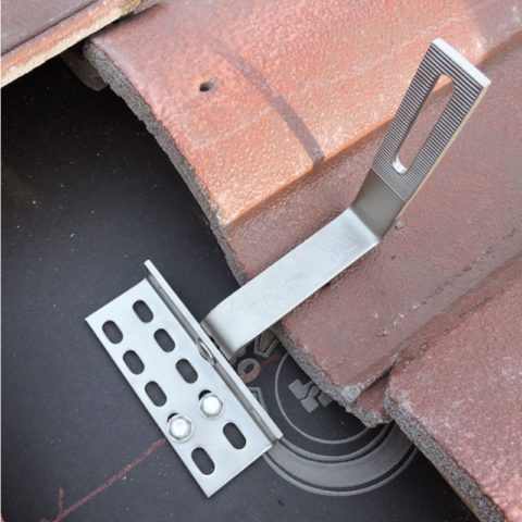 Spanish roof tile hooks