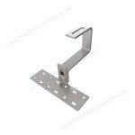 Curved Tile Roof Hooks, Height adjustable, Bottom Mounting