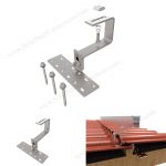 Solar Curved Tile Roof Hooks