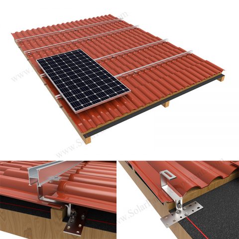 PV Panel Clay Tile Roof Brackets