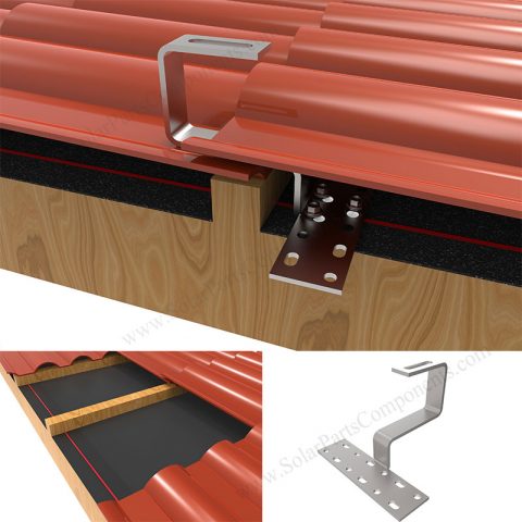 Solar Clay Tile Roof bracket