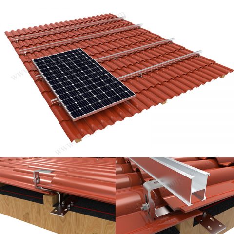 PV Tile Roof Hook Mounts, SPC-IK-10