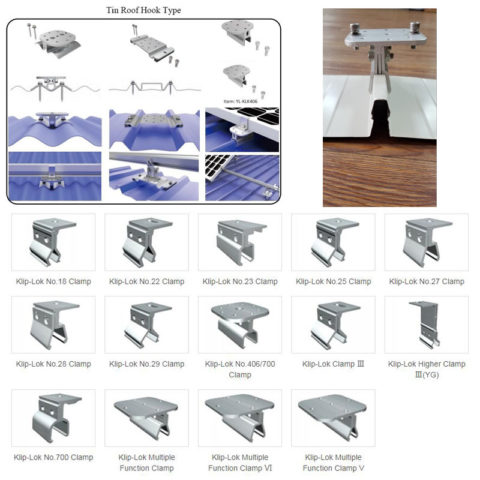 kliplok 406 tin roof sheet clamp