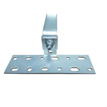 weld free solar Curved roof tile hooks with clips