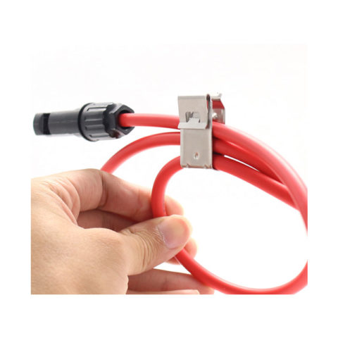 solar panel cable clips fixing