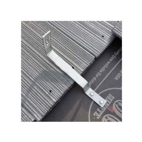 fixed solar flat tile roof hooks side mounting