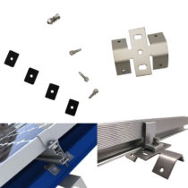 SUS 304 Bottom Clamps for metal roof mounting