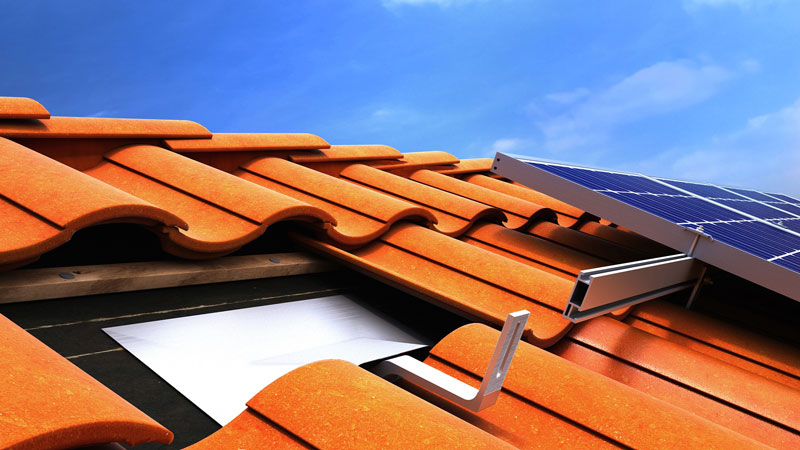 Glazed Tile Rooftop Solar Mounting System