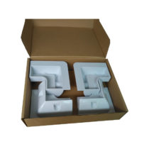 RV solar panel mounting corner packing