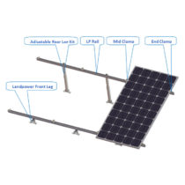 adjustable solar panel metal roof mounting