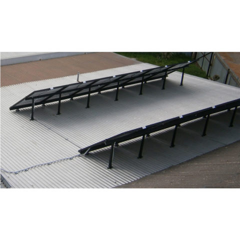 tilt solar panel metal roof racking