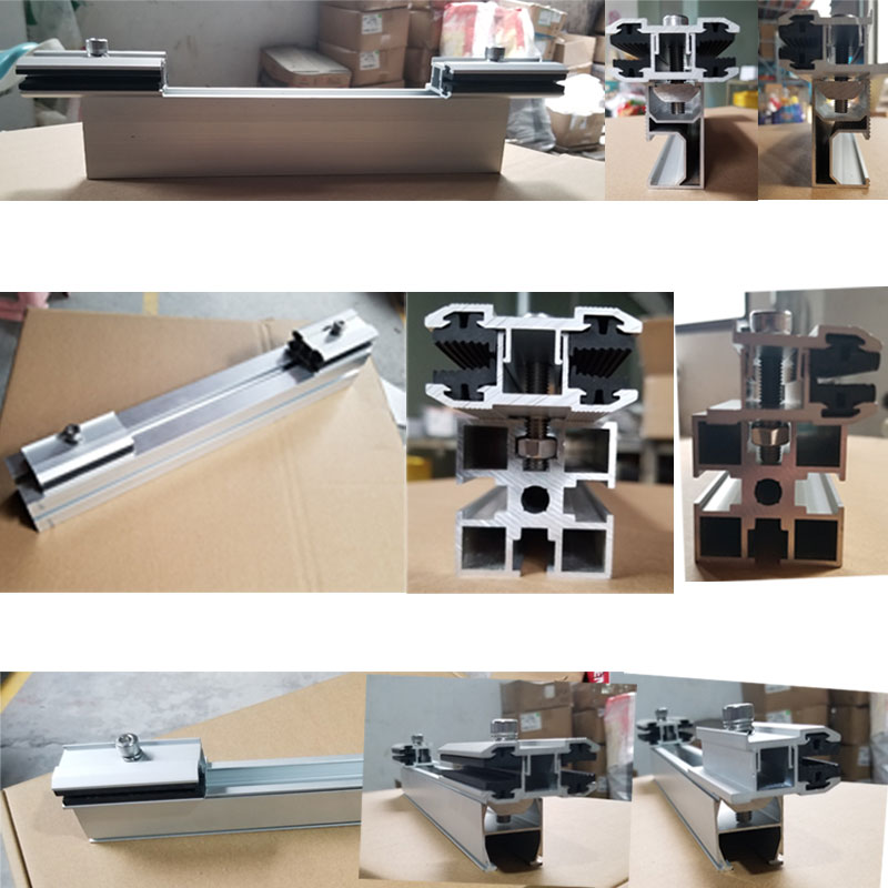 frameless bifacial PV module clamps