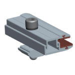 End Clamps for Frameless Solar Panel Mounting