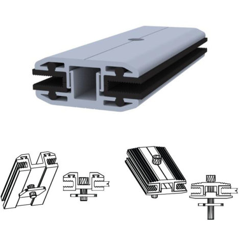 Frameless Solar Panel Mid Clamps Frameless Solar Panel Mid Clamps