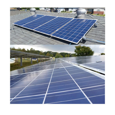 middle clips for frameless modules