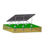 solar ground mounting systems concrete pier n type