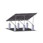 solar ground mount systems cement pier n type