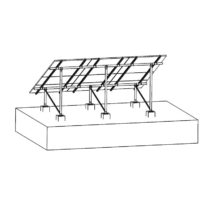ground mounting system concrete pier n type