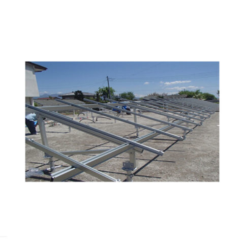 screw pile n type ground mounting system