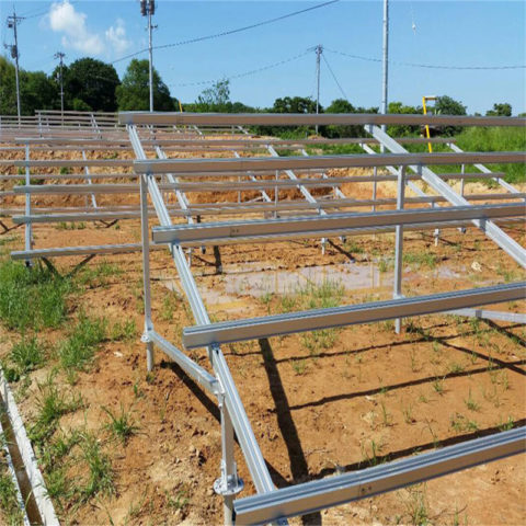 screw pile n type solar ground system