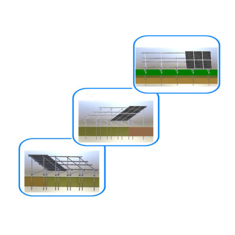 solar ground mount systems screw pier n type