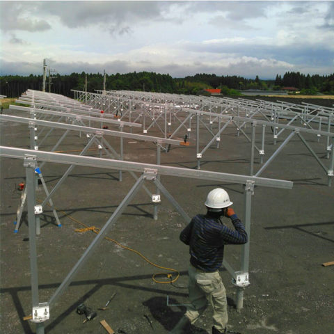 w type solar ground system
