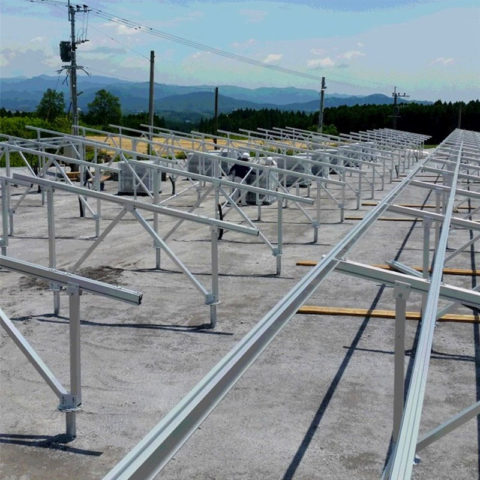 w type ground mounting system