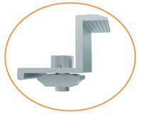 End Clamp for Solar Panel Mounting Systems W Type End Clamp for Solar Panel Mounting Systems W Type