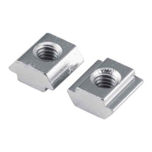 Aluminum T sliding nut m8