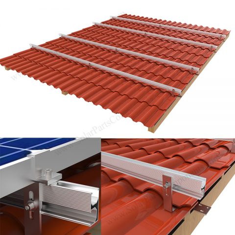 solar panel roof mounting for Clay tile