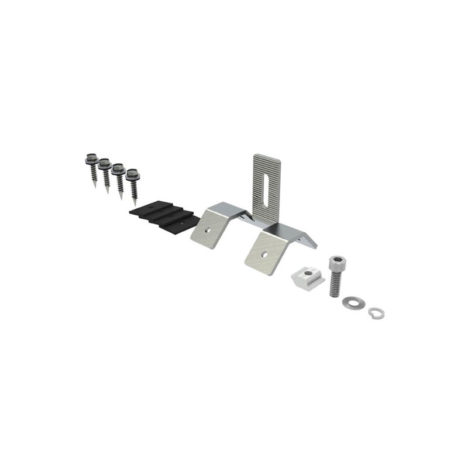 solar tin zinc metal roof clamp side mounting