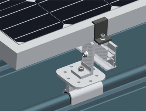 klip lok roofing clamp , L bracket