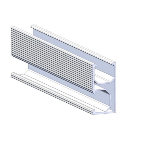 Solar panel mounting rails section SPC-R001