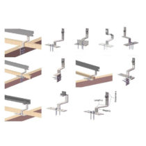 solar mounting rails SPC-R001 for tile roof