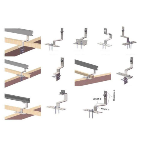 solar mounting rails SPC-R001 for tile roof