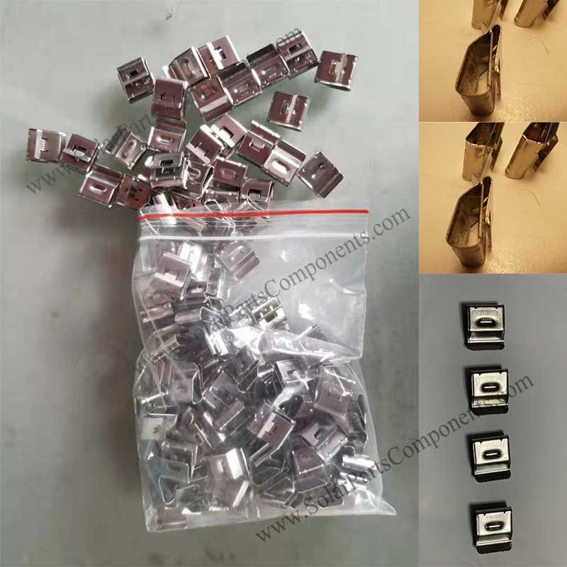 2 lines Solar Cable Clips sus304