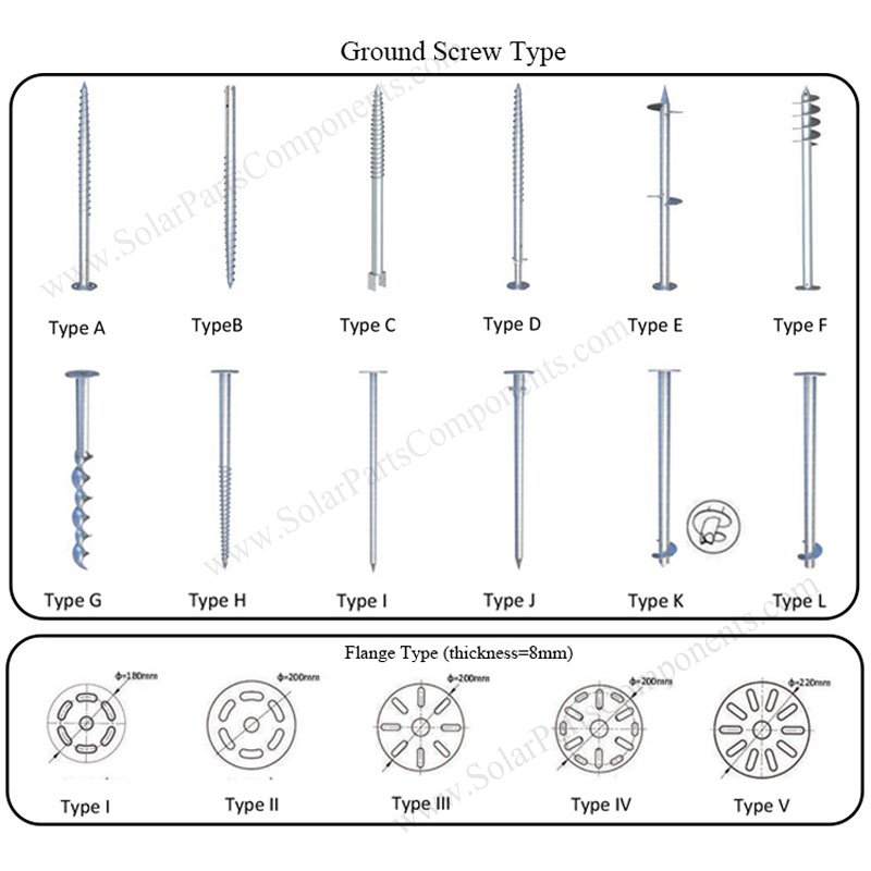 Fixed flange Ground Screw supplier