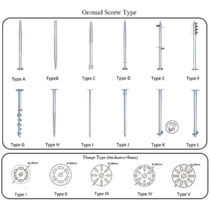ground screws for solar panels models