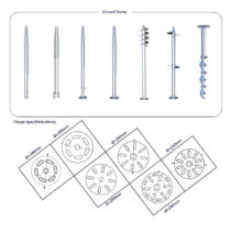 flange ground screws series