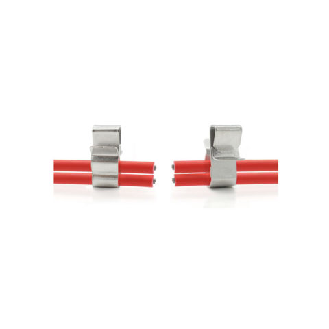two lines pv cable clips