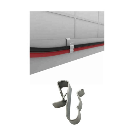 two lines solar panel cable clips