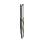 solar ground screws with adjustable flange