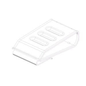 Three lines solar cable clips size