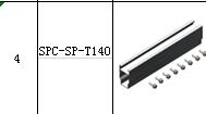 solar panel ground mounting Rail splice