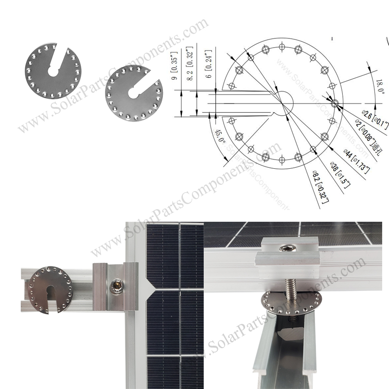 PV Grounding Clips for Solar Panel WEEB